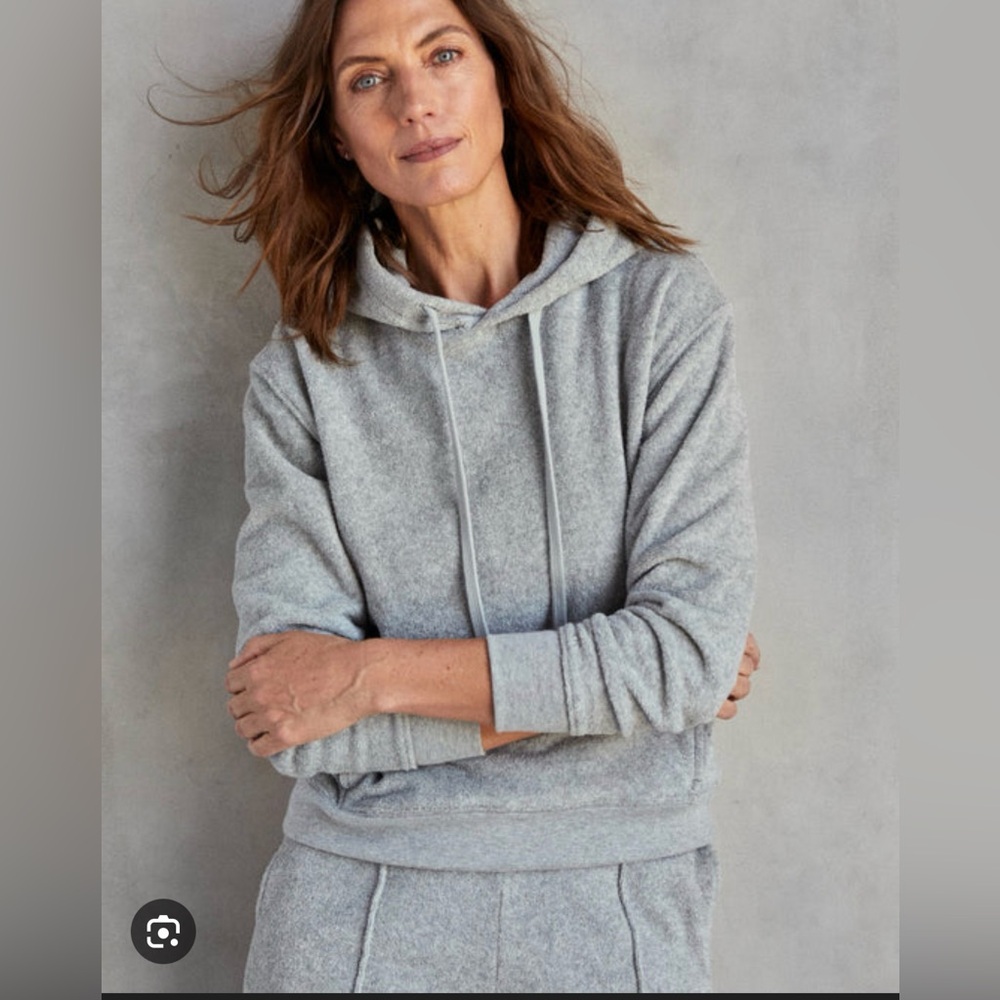 Outerknown Hightide Hoodie, Medium, Gray